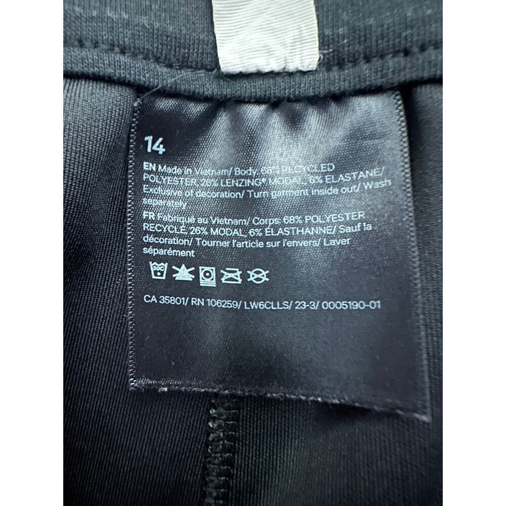 Lululemon Ribbed Softstreme Mid-Rise Wide-Leg Cropped Pant 25" Graphite Grey 14 - Picture 6 of 8
